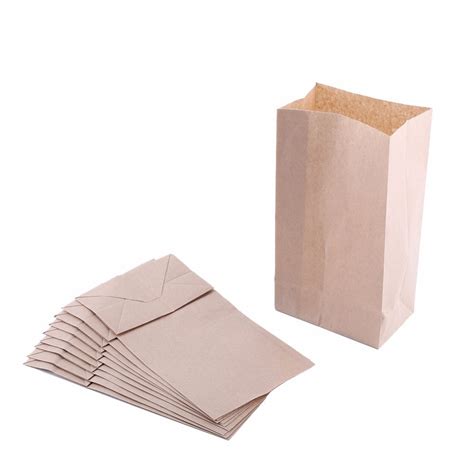 very small brown paper bags